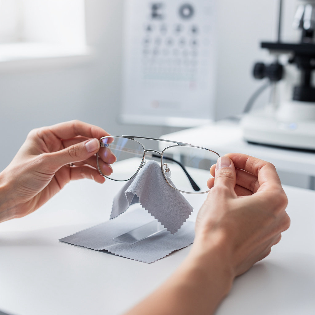 Arena Eye Works Optometry professional providing a comprehensive eye exam in San Diego